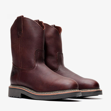 RANCHER CLASSIC 10" WELLINGTON - RANCHER CLASSIC 10" WELLINGTON - 6 / Dark Brown - Bonanza Boots