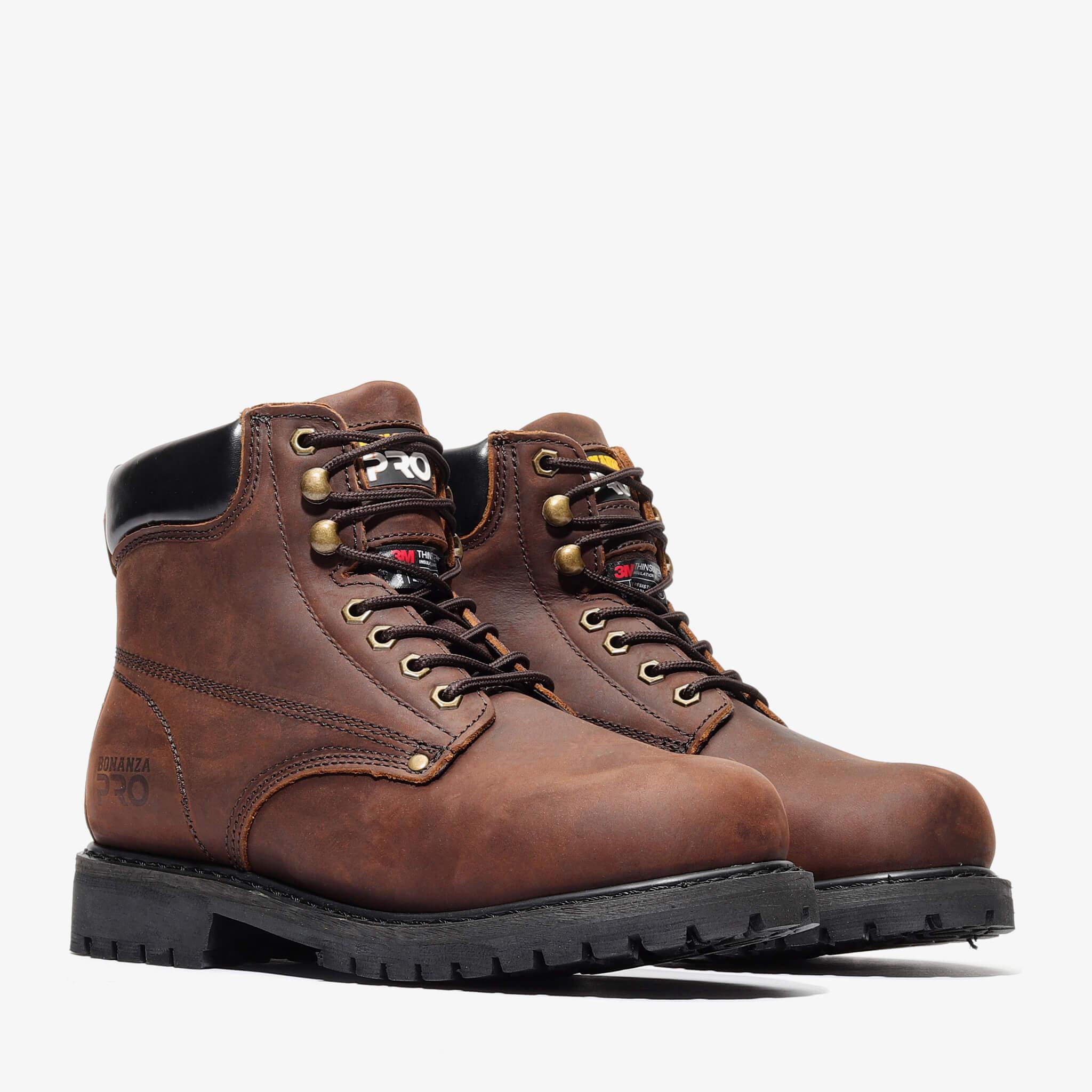 Insulated leather work boots online