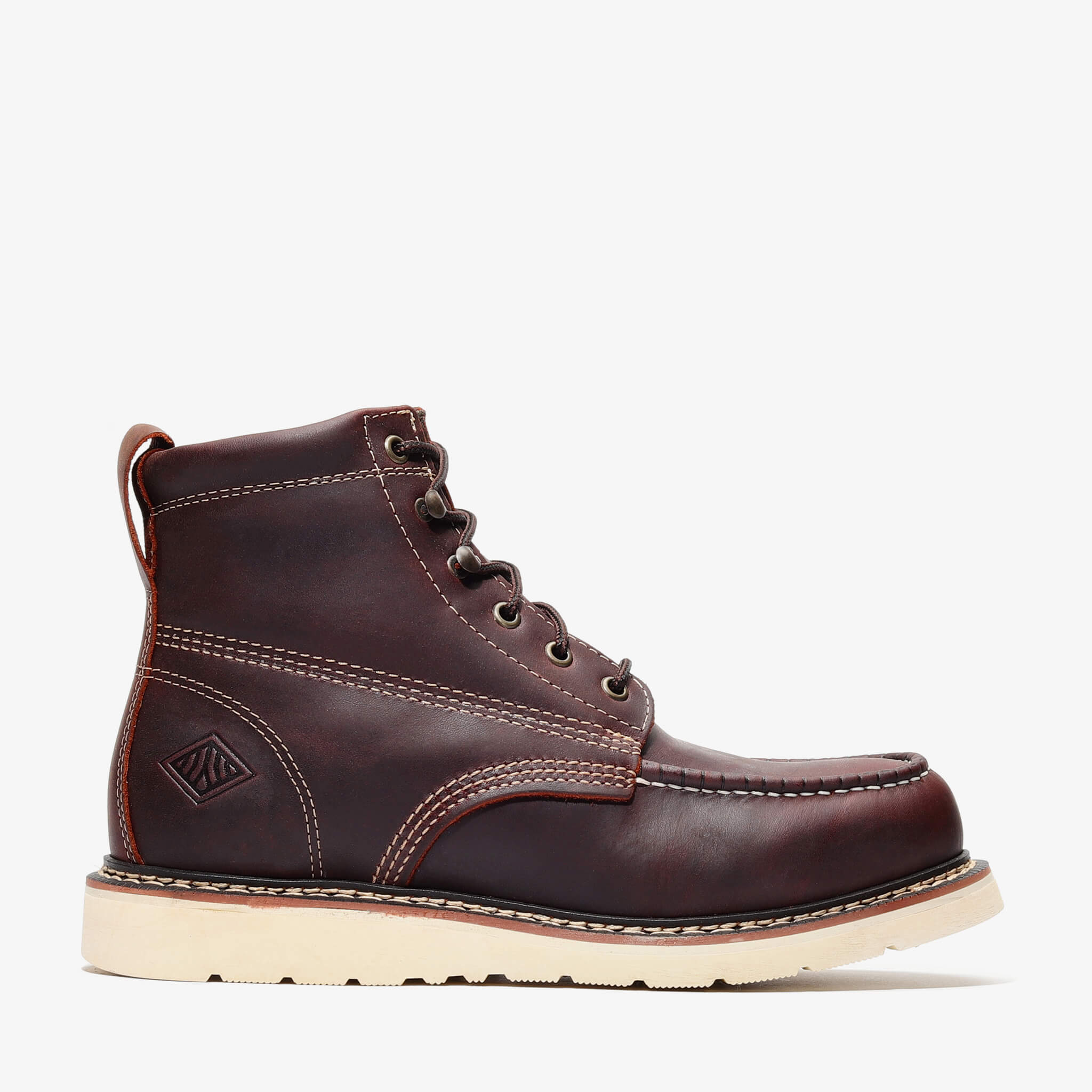 Maroon shops work boots