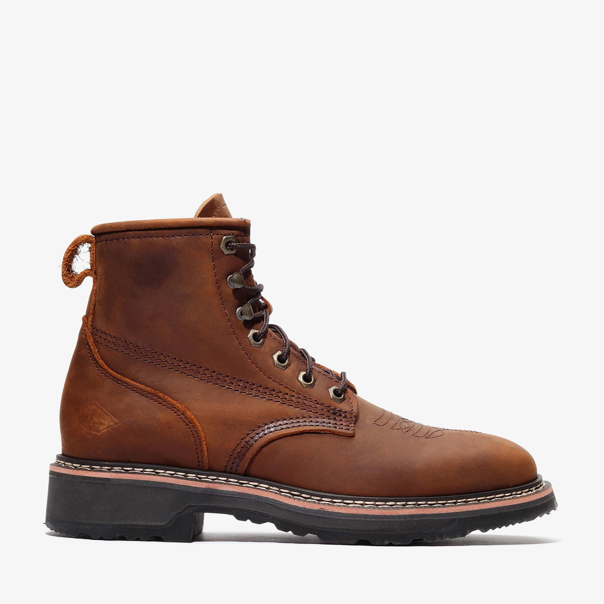 6 lace up work boots best sale